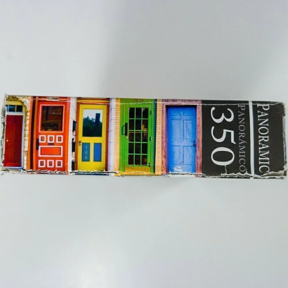 Panoramic Colorful Doors 350 Piece Puzzle